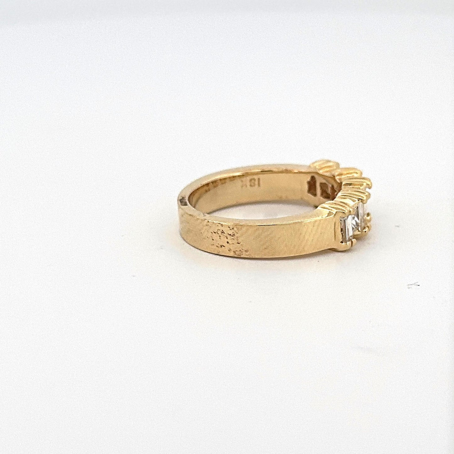 Yellow Gold Ladies Diamond Wedding Band