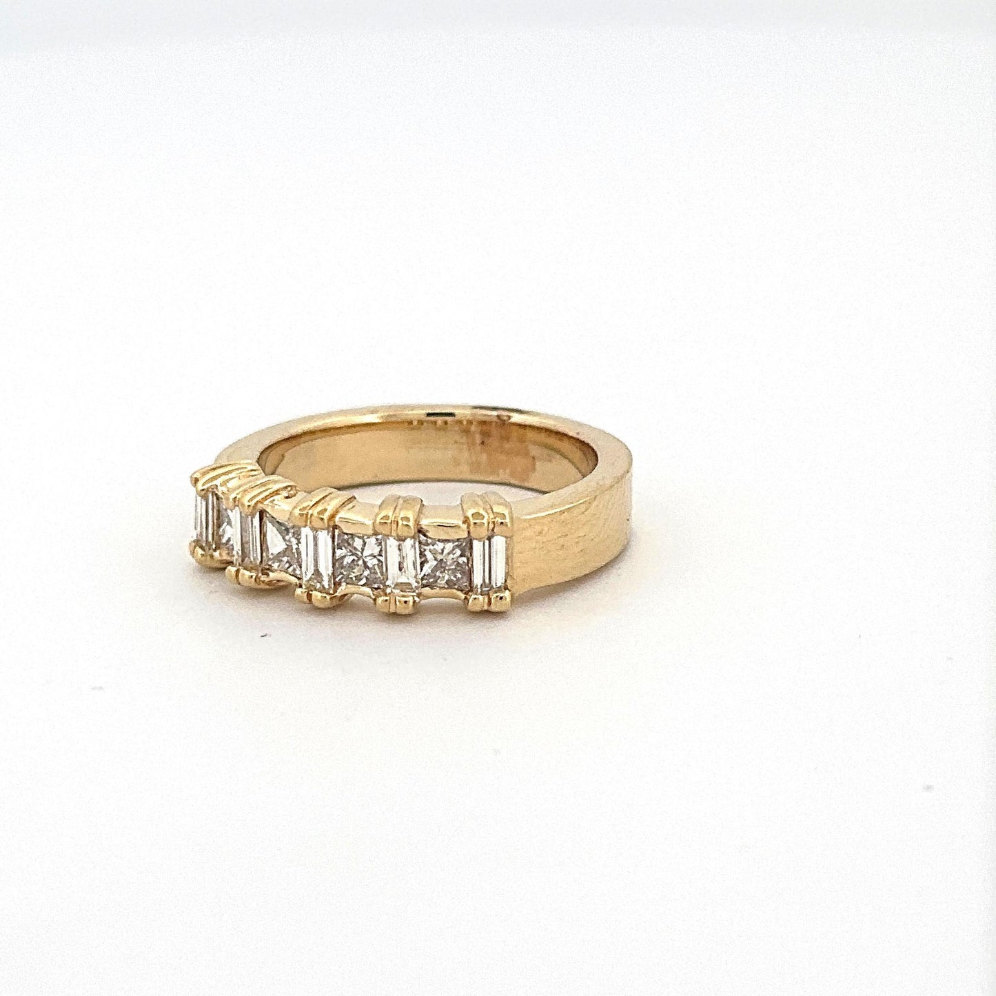 Yellow Gold Ladies Diamond Wedding Band