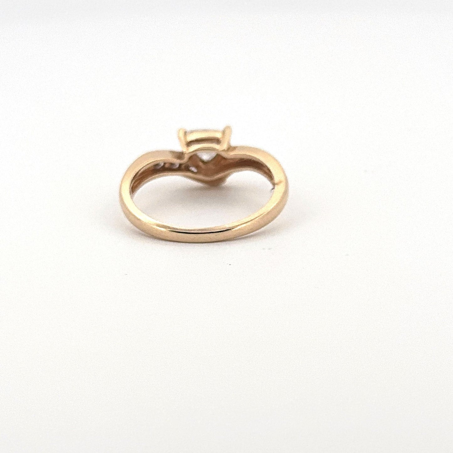Yellow Gold Trillian Diamond Engagement Ring