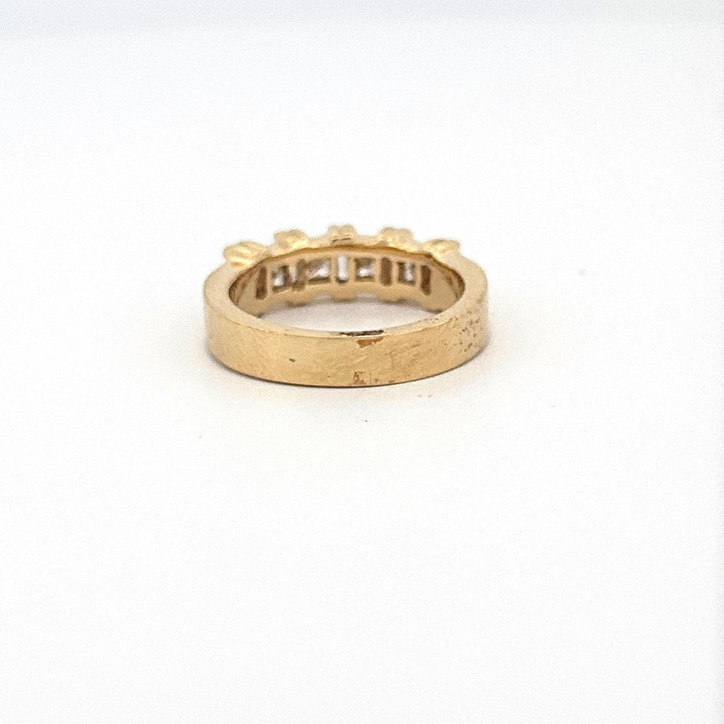 Yellow Gold Ladies Diamond Wedding Band
