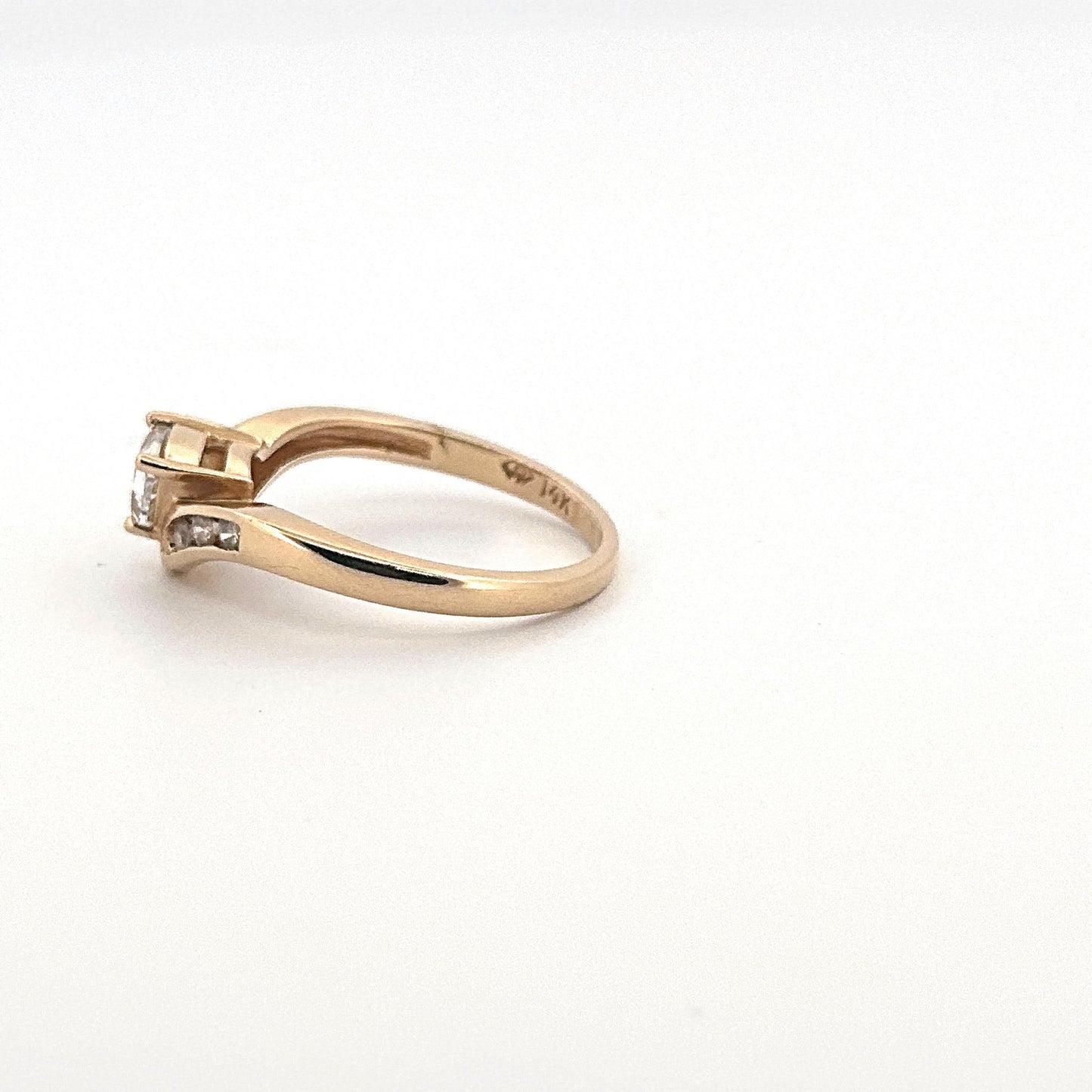 Yellow Gold Trillian Diamond Engagement Ring