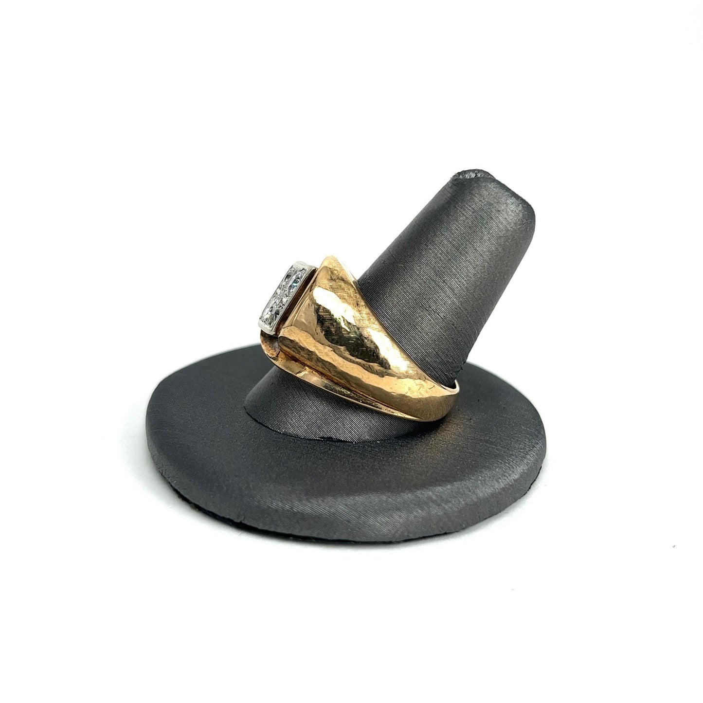 Yellow Gold Men's Multi-Diamond Ring