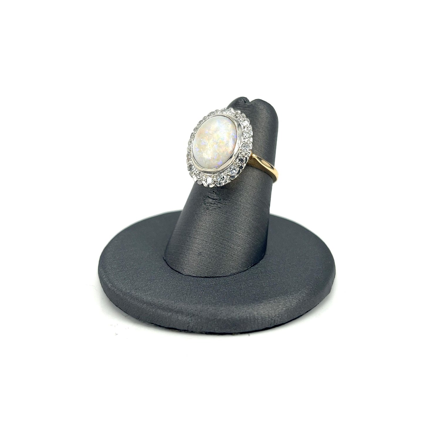 Two Tone Estate Opal Ring