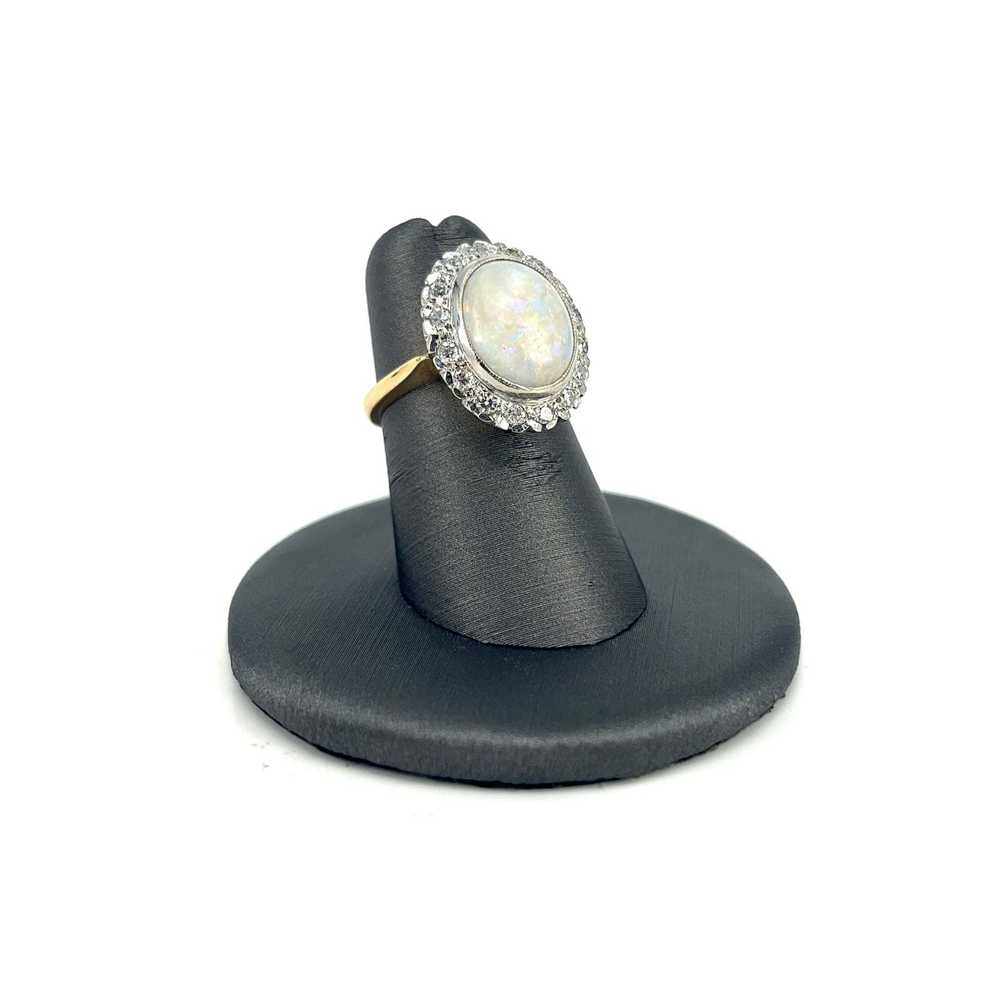 Two Tone Estate Opal Ring