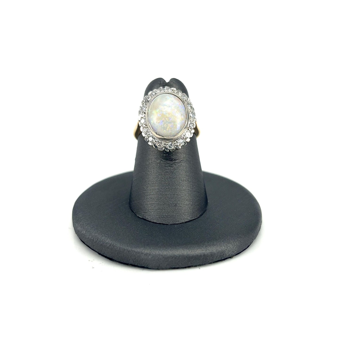 Two Tone Estate Opal Ring
