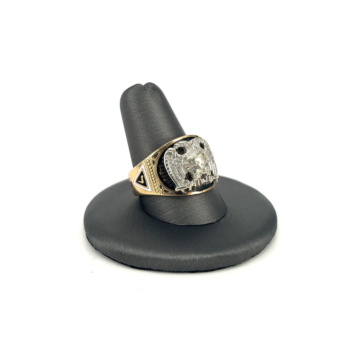 Yellow Gold Mesonic Estate Men's Ring