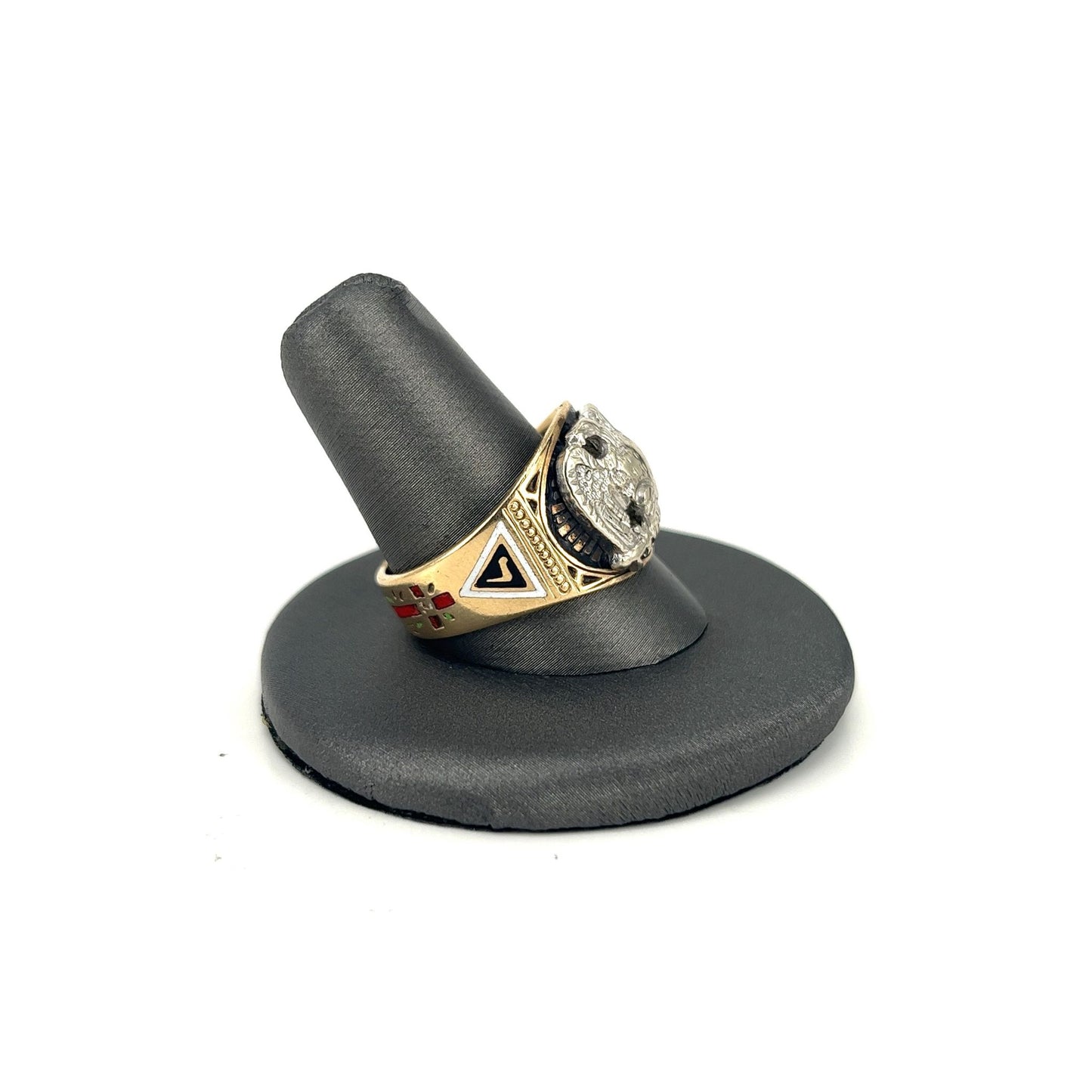 Yellow Gold Mesonic Estate Men's Ring