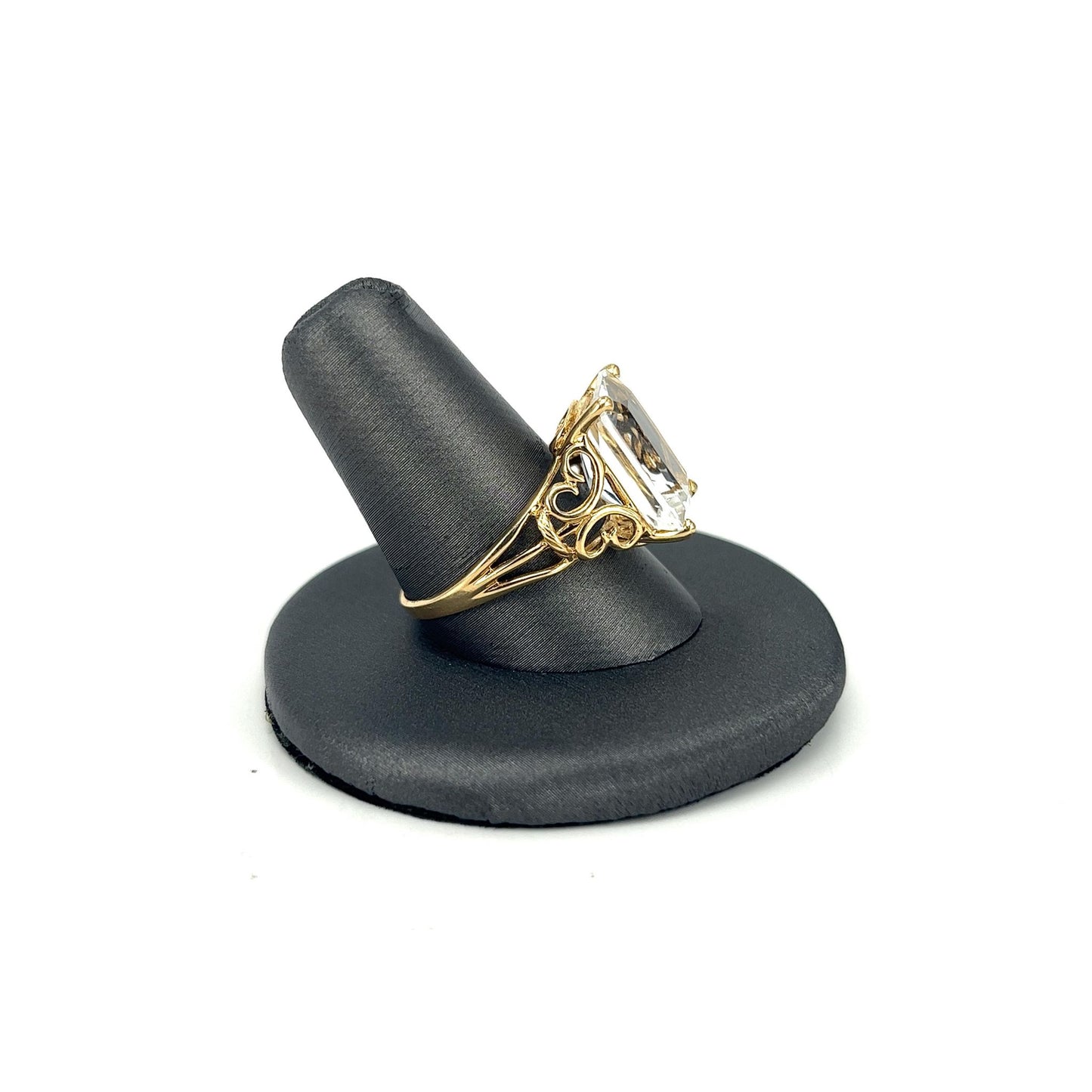 Yellow Gold Estate Quartz Fashion Ring