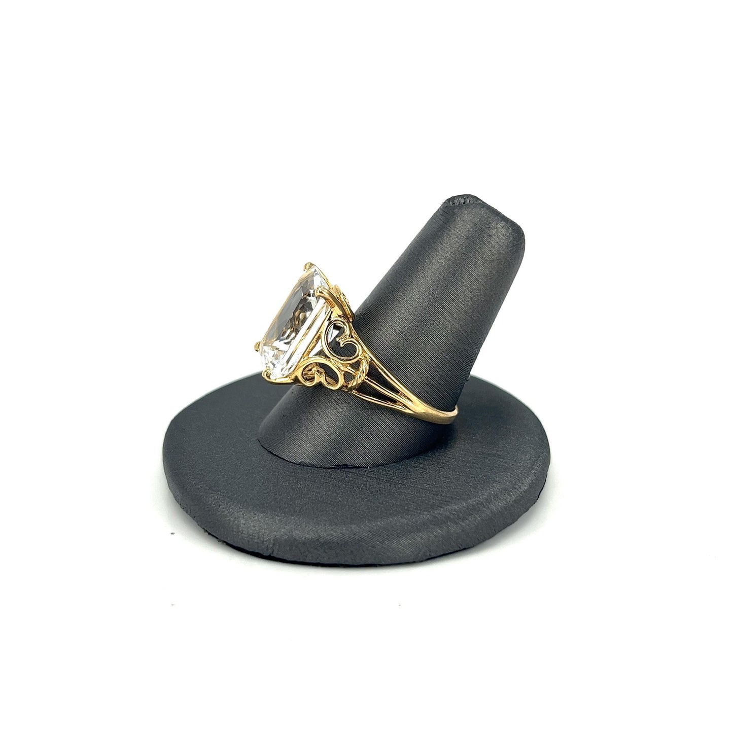 Yellow Gold Estate Quartz Fashion Ring