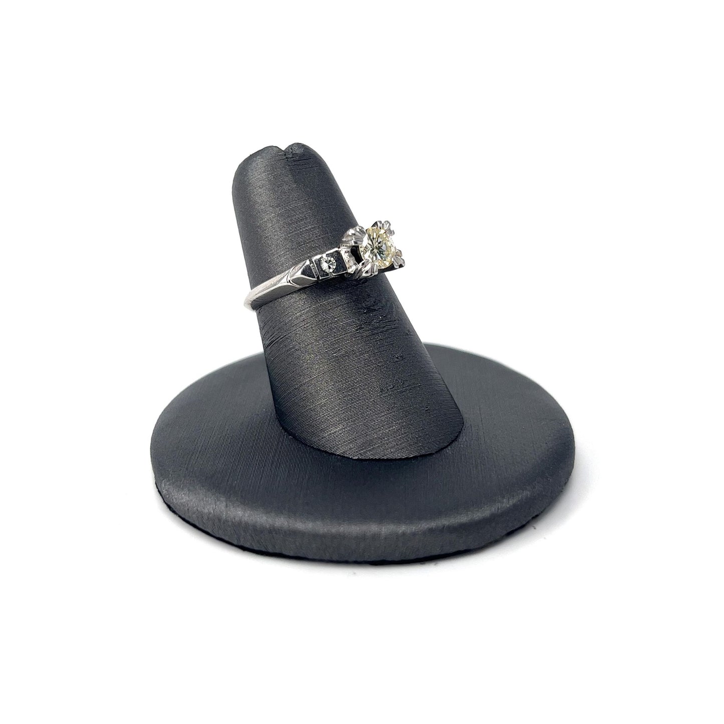 Platinum Estate Diamond Ring