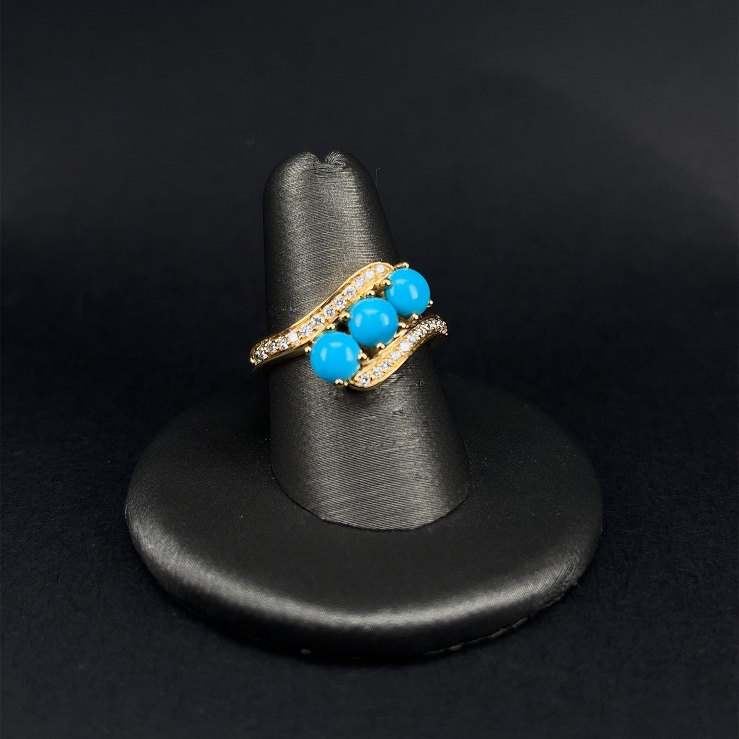 Yellow Gold Sleeping Beauty Turquoise Bundle