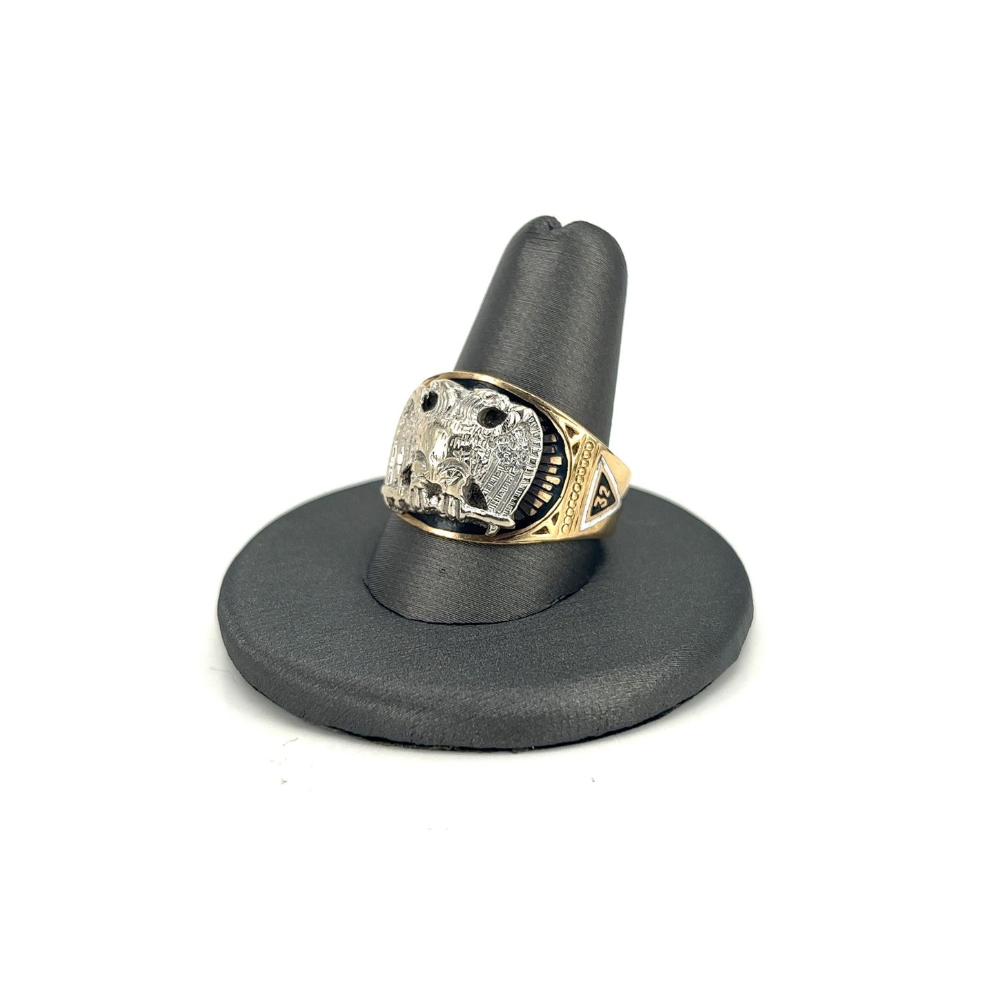 Yellow Gold Mesonic Estate Men's Ring