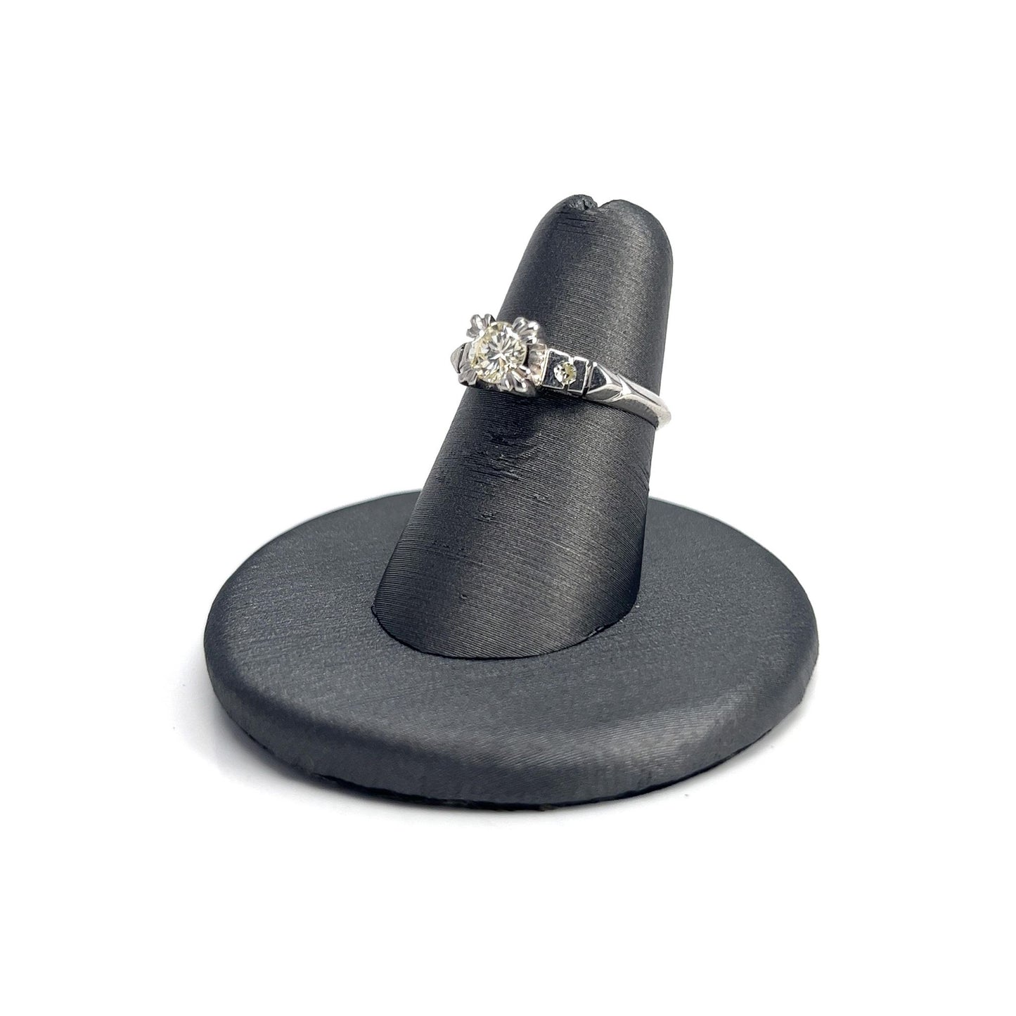 Platinum Estate Diamond Ring