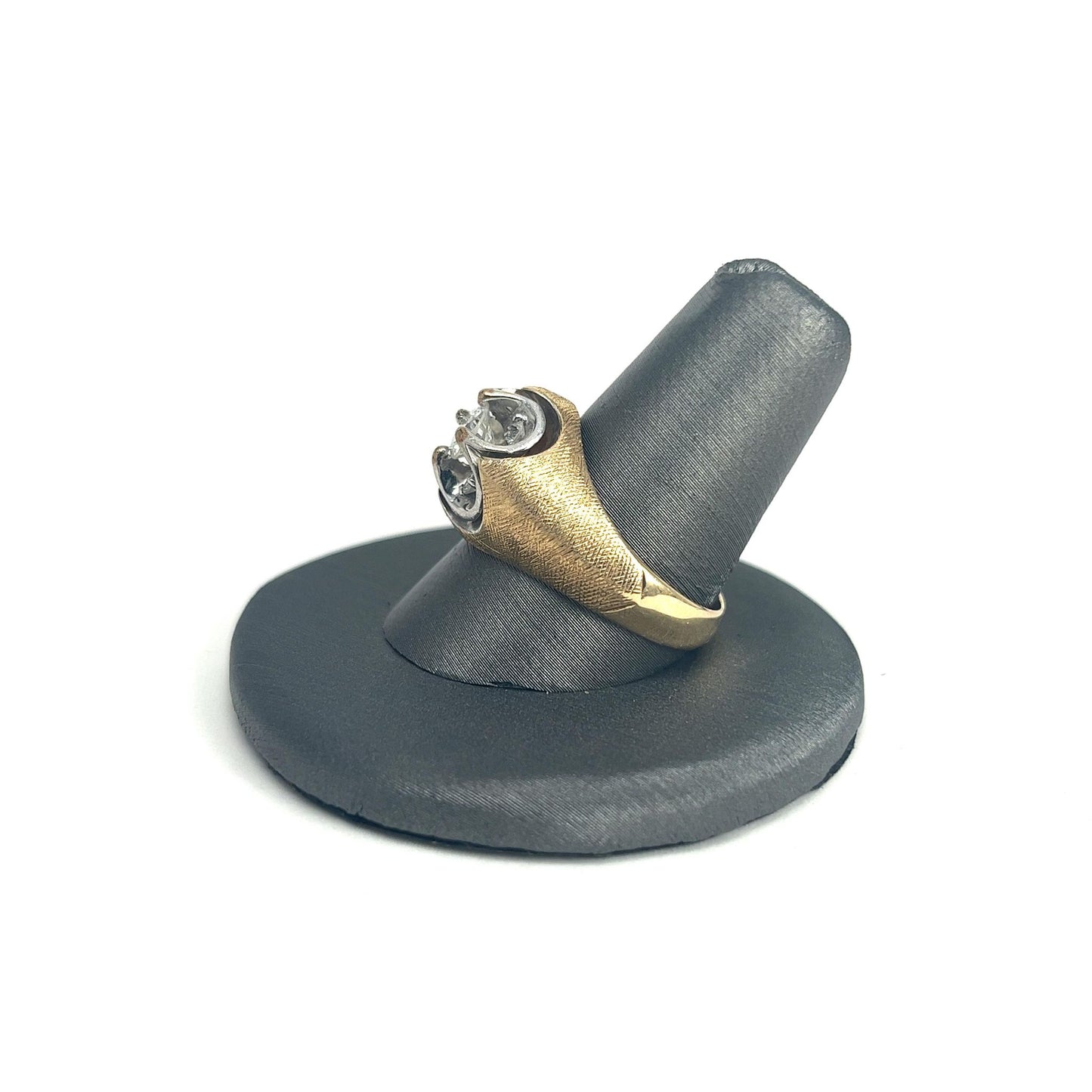 Two Tone Men's Diamond Ring