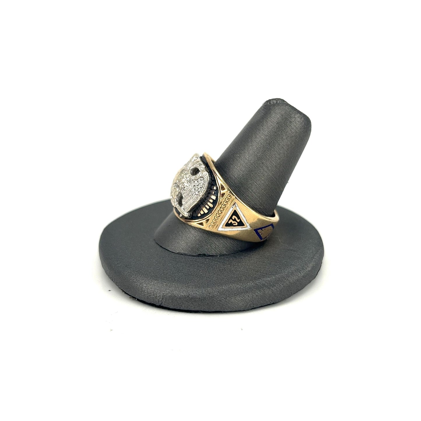 Yellow Gold Mesonic Estate Men's Ring