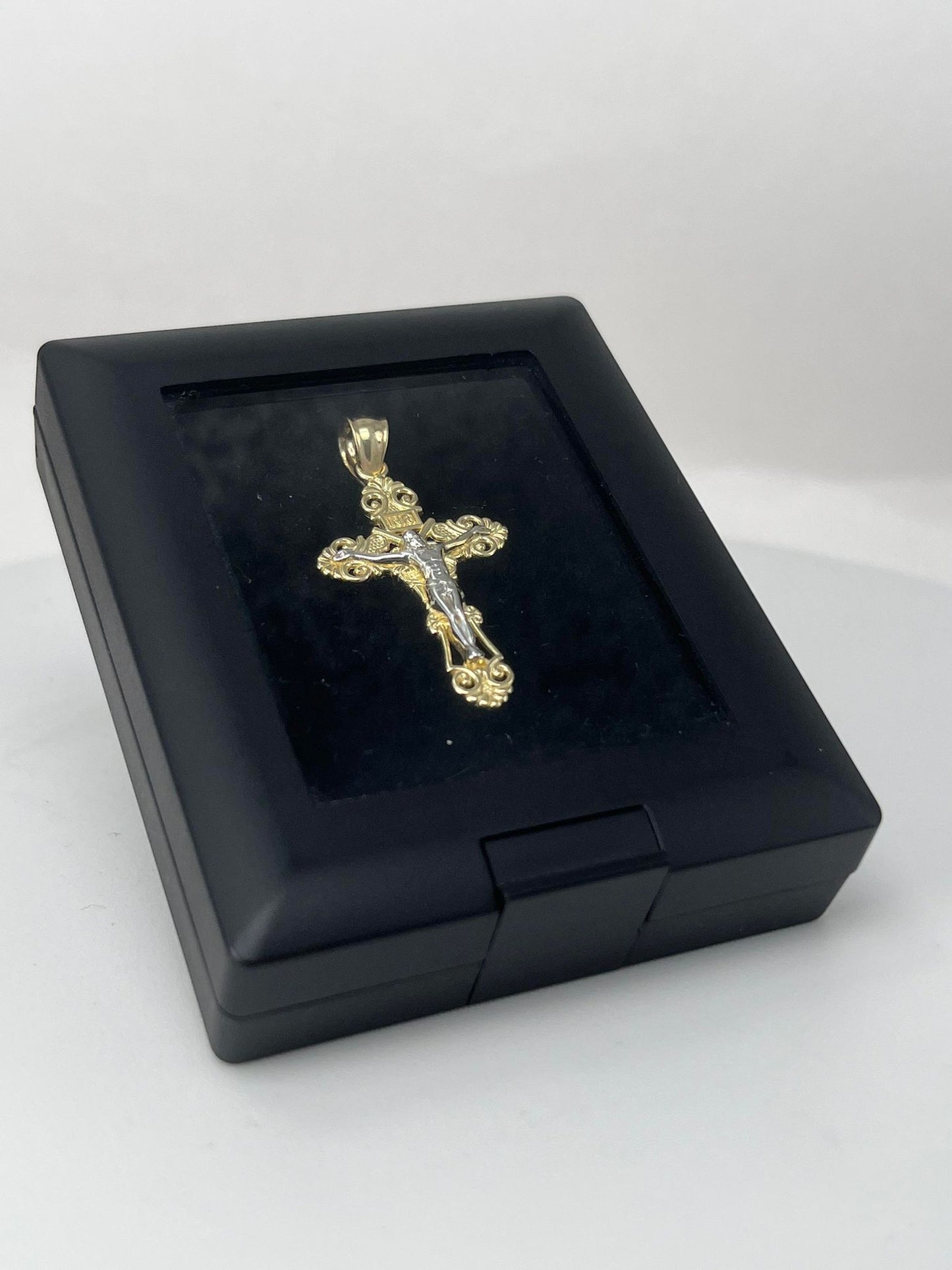 INRI Two-Tone Royal Crucifix