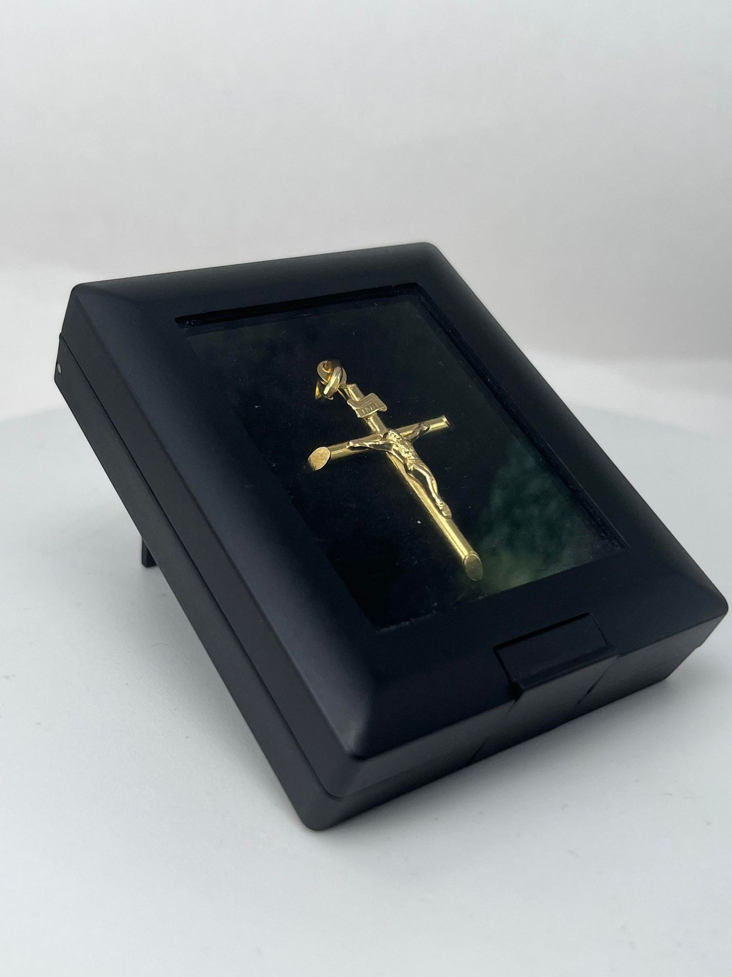 INRI Yellow Gold Crucifix