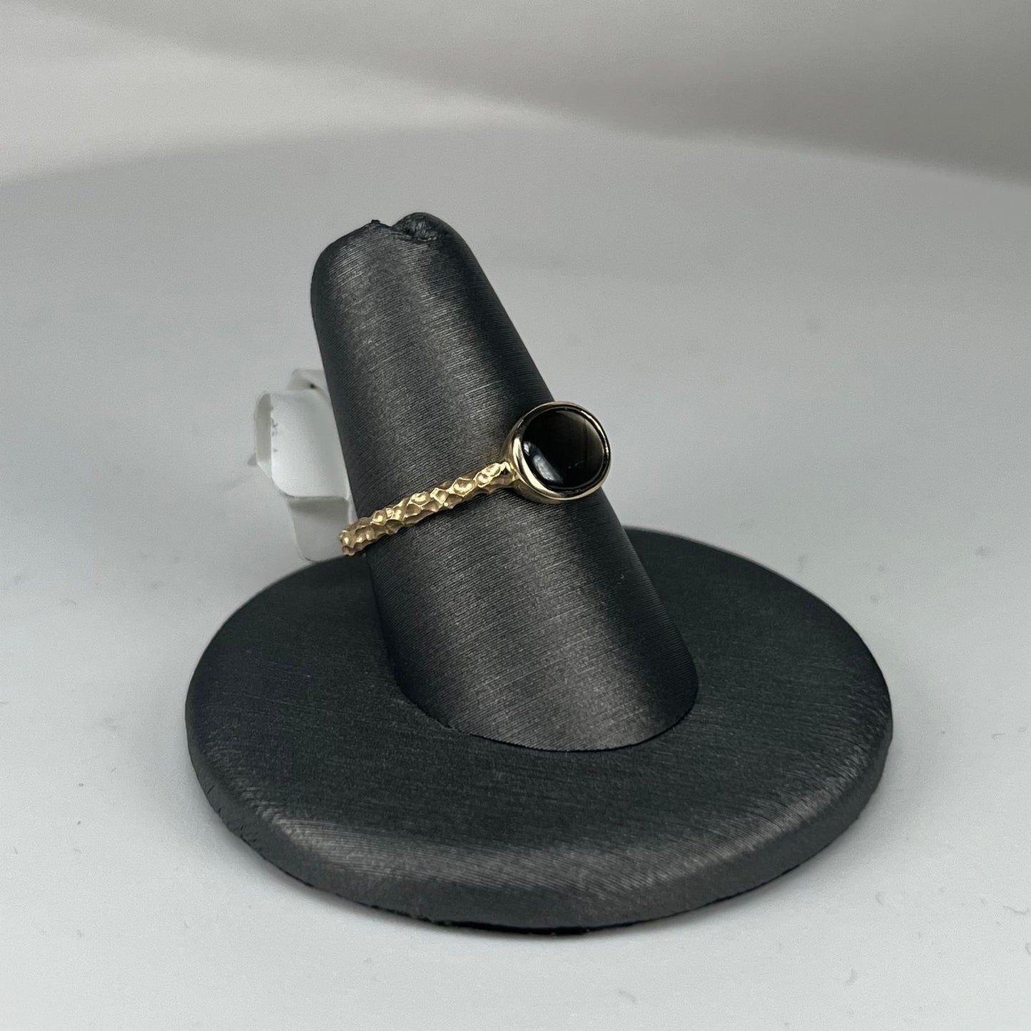 Yellow Gold Brown Sapphire Ring