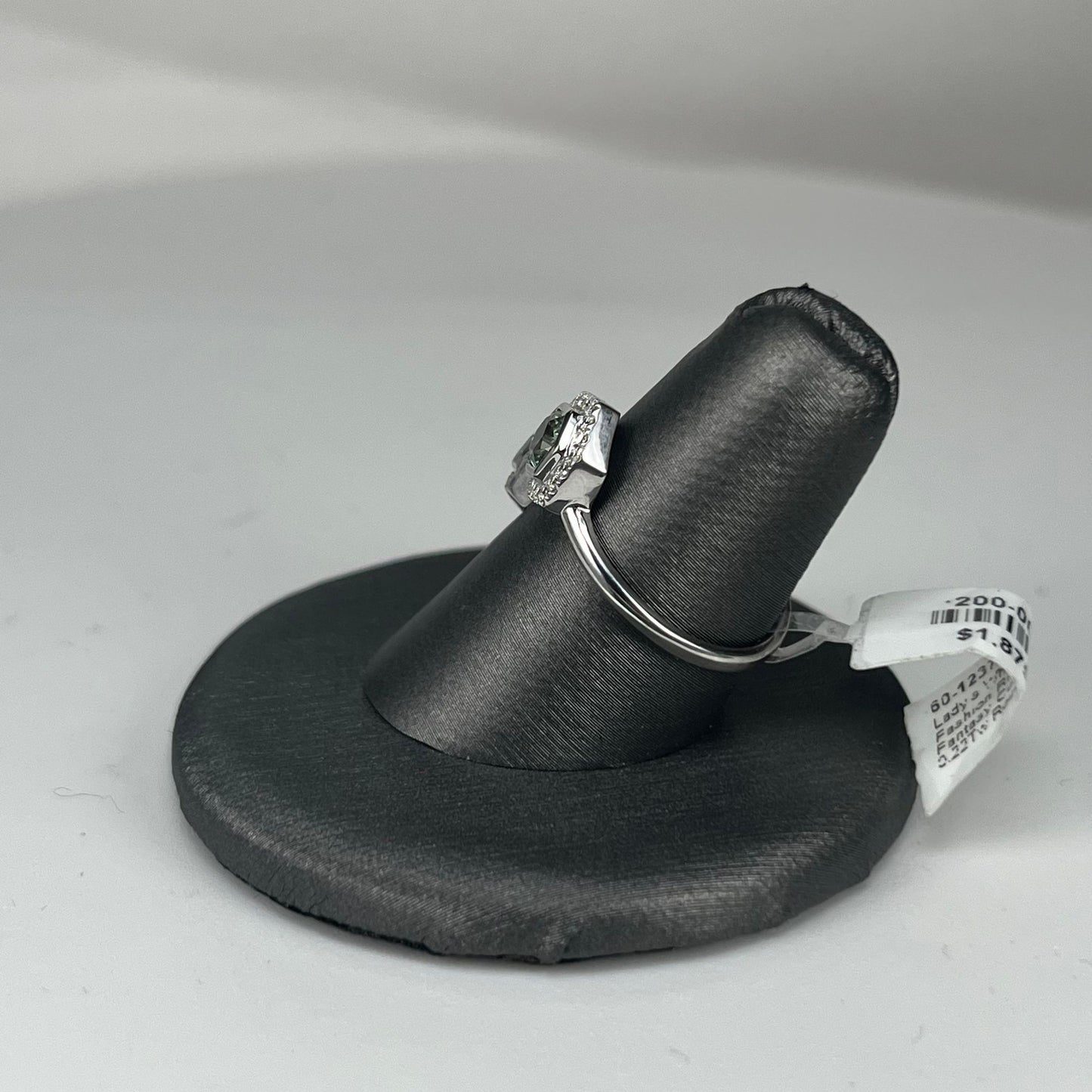 White Gold Fancy Cut Sapphires and Diamond Ring