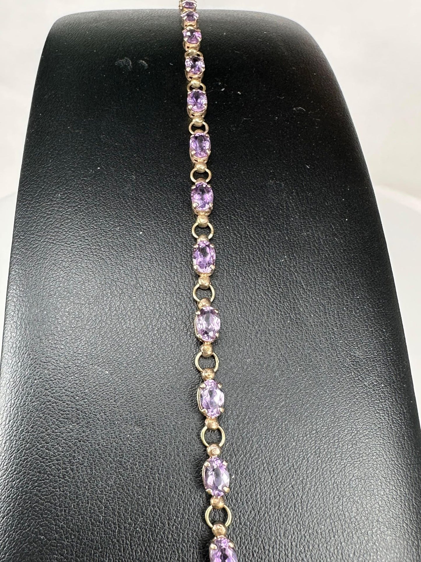 Yellow Gold Amethyst Bracelet