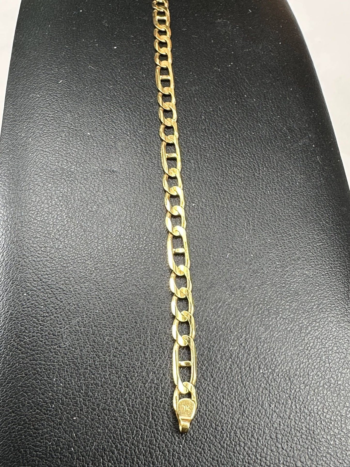 Yellow Gold Anchor Link Bracelet