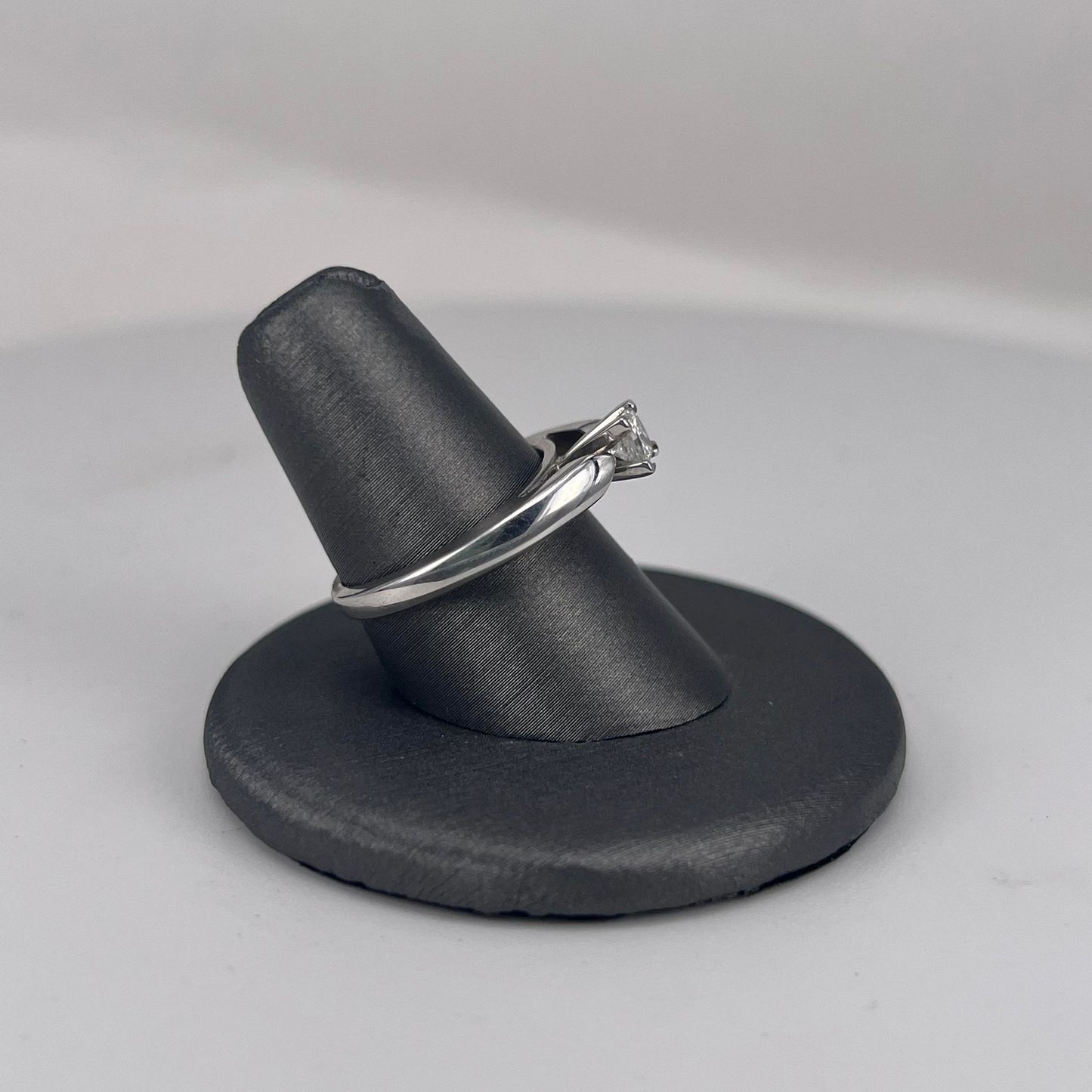 White Gold Princess Cut Diamond Ring