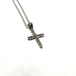 White Gold Diamond Cross Pendant
