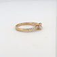 Yellow Gold Lab Grown Diamond Engagement Ring
