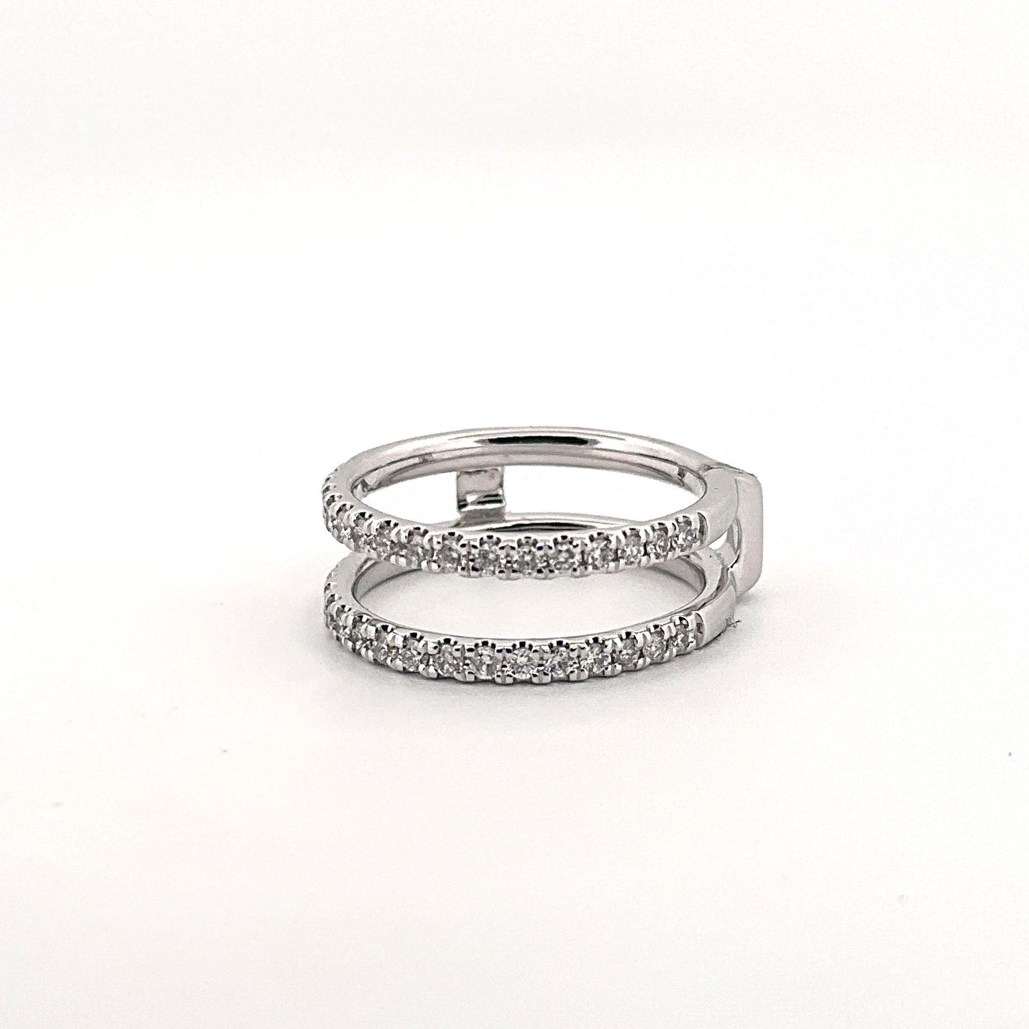 White Gold Diamond Ring Wrap