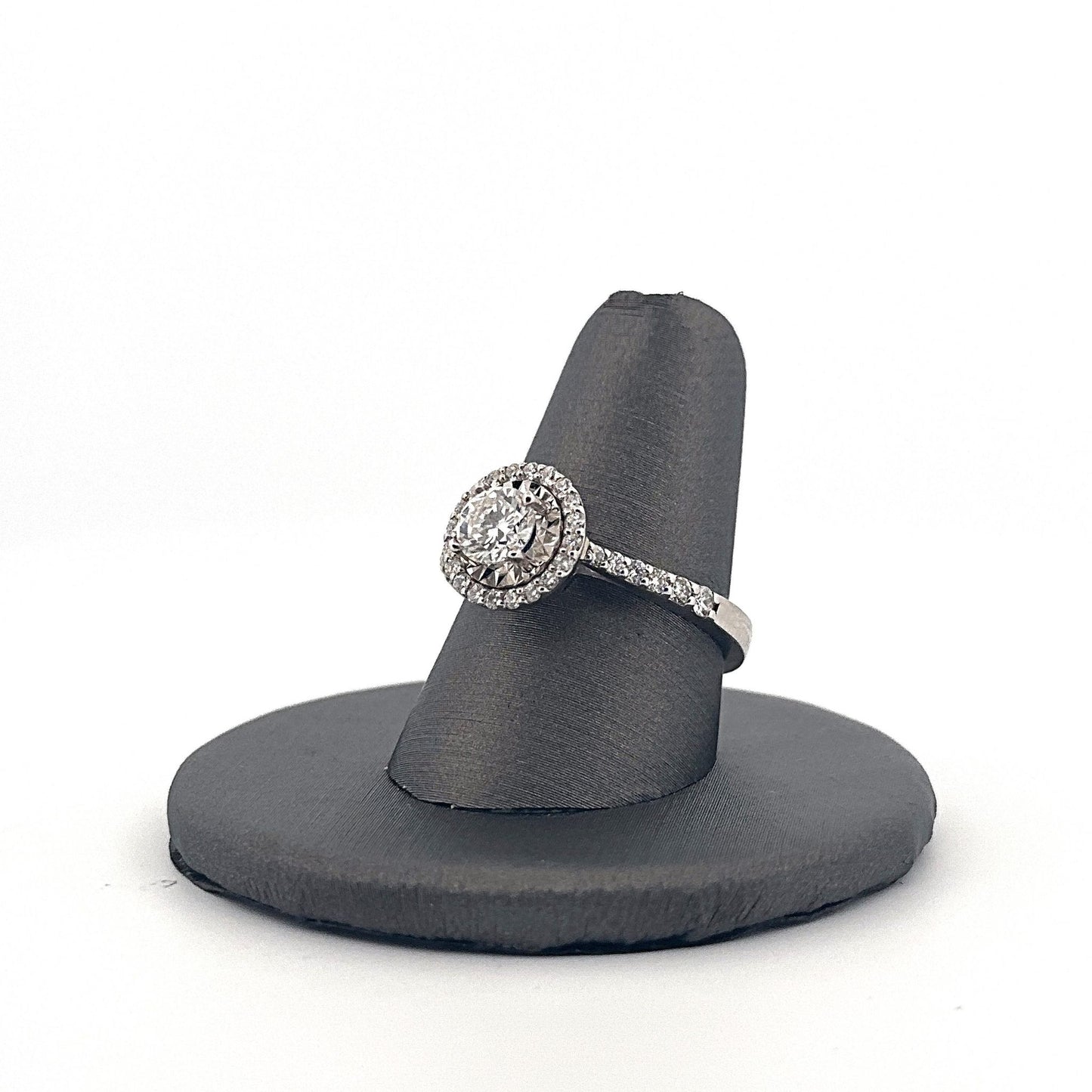 White Gold Diamond Engagement Ring