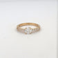 Yellow Gold Lab Grown Diamond Engagement Ring