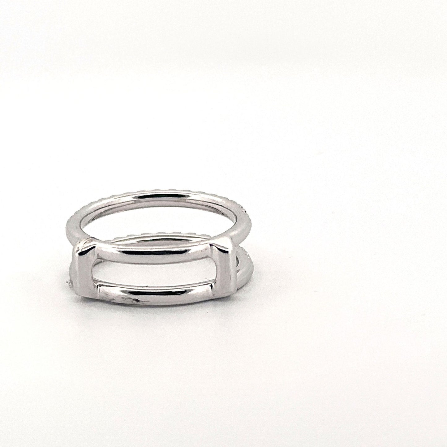 White Gold Diamond Ring Wrap