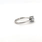 White Gold Lab Grown Diamond Solitaire Ring