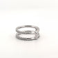 White Gold Diamond Ring Wrap