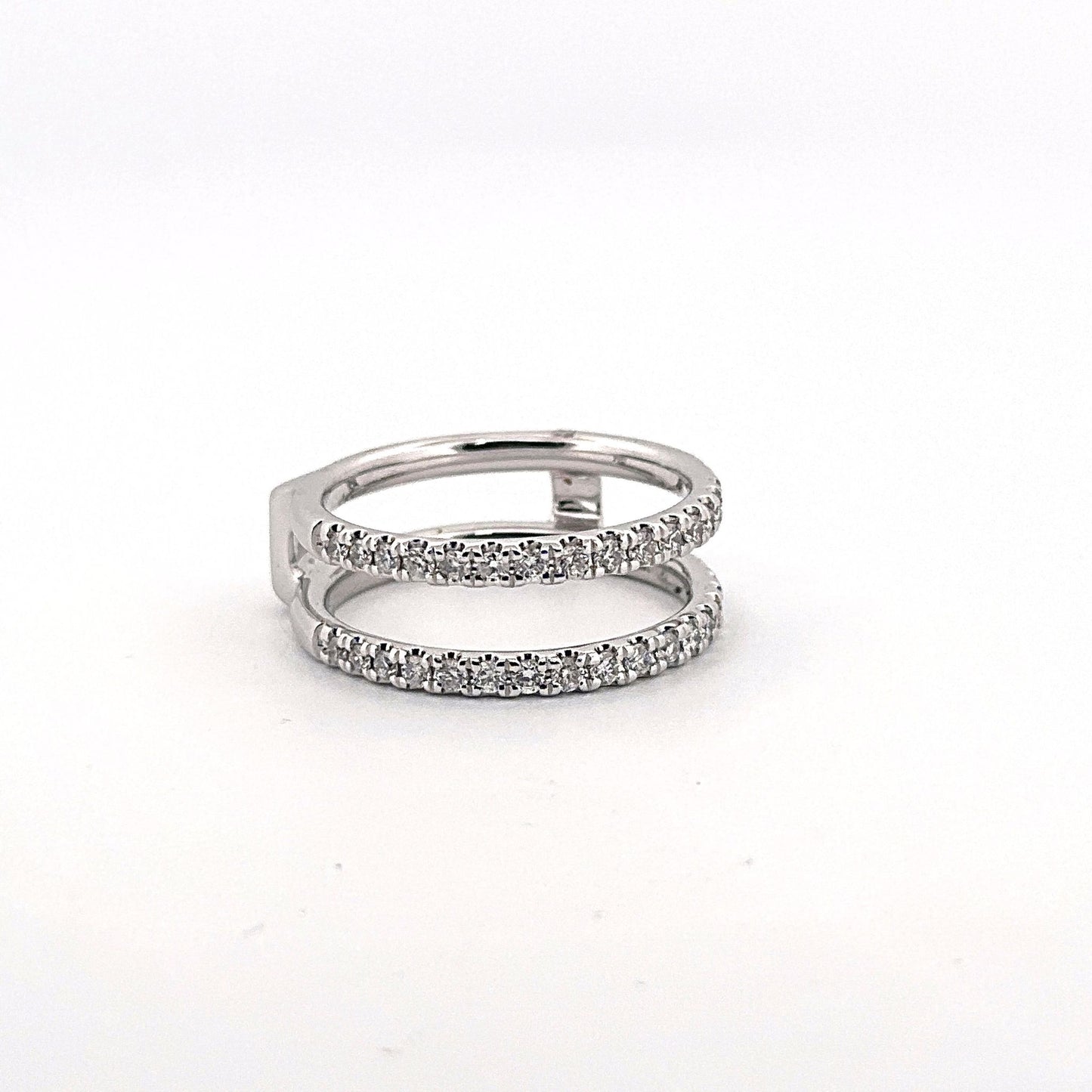 White Gold Diamond Ring Wrap