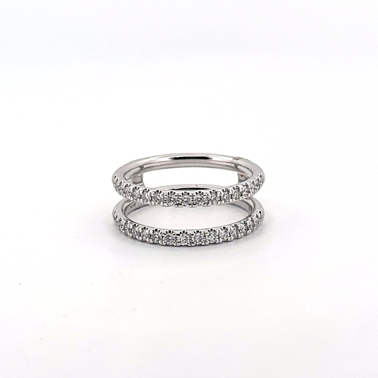 White Gold Diamond Ring Wrap