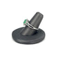 White Gold Emerald Ladies Fashion Ring