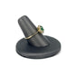 Yellow Gold Oval-Cut Emerald Ladies Ring