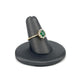 Yellow Gold Oval-Cut Emerald Ladies Ring