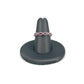 White Gold Ruby Milgrain Ladies Ring