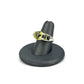 White Gold Peridot Estate Fashion Ring