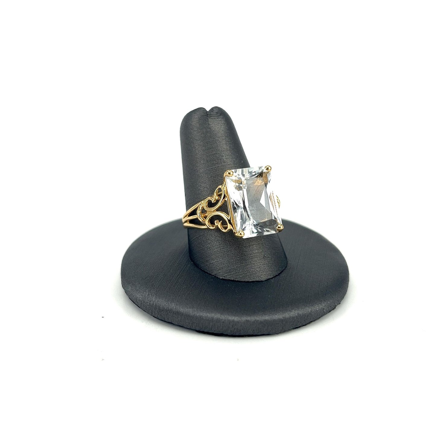 Yellow Gold Estate Quartz Fashion Ring