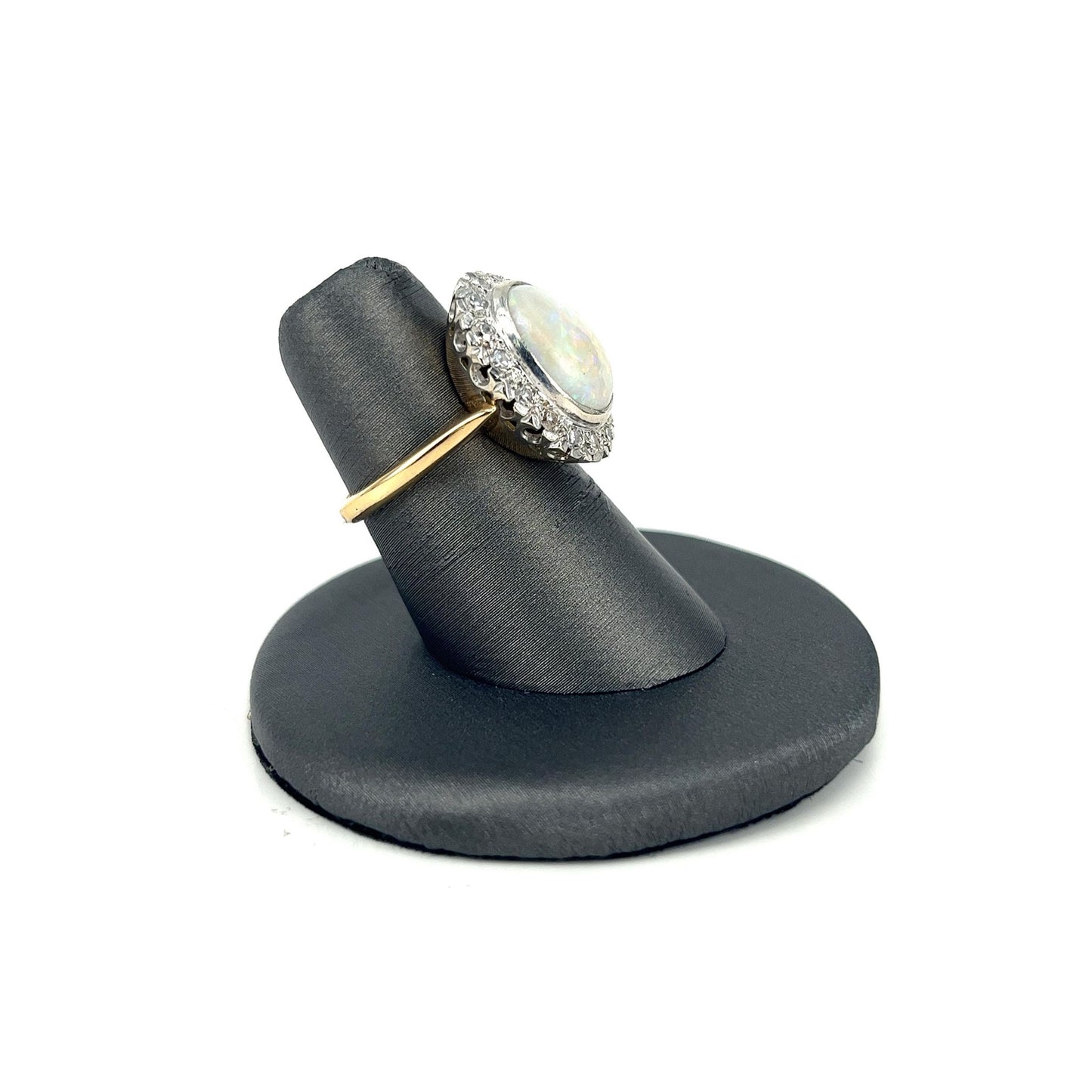Two Tone Estate Opal Ring