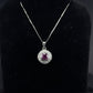 White Gold Pink Sapphire Bundle