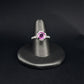 White Gold Pink Sapphire Bundle