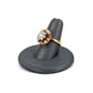 Yellow Gold Floral Diamond Cluster Ring