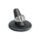 White Gold Diamond Square Men's Ring