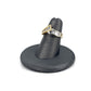Two Tone Gold Diamond Break Ring