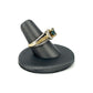 Two Tone Gold Estate Sapphire Diamond Ring