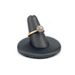 Yellow Gold Estate Cluster Diamond Ring